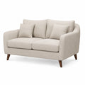 Divano due posti in tessuto Beige