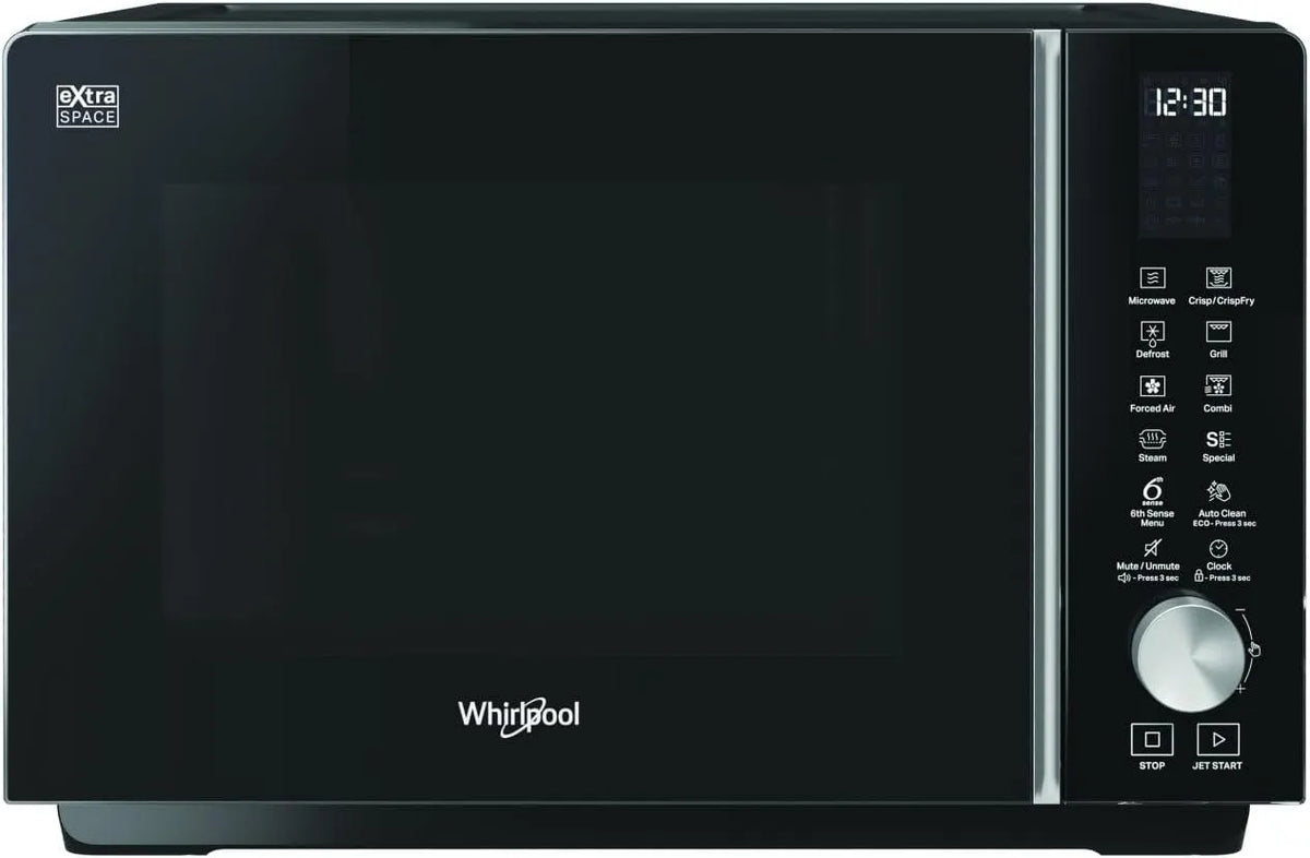 Forno a microonde 25LT MWF259SB, 800 W, vapore, nero, FORNO MICROONDE COMBINATO 25LT 800W VAPORE SILVER BLACK PIATTO QUADRATO MWF259SB