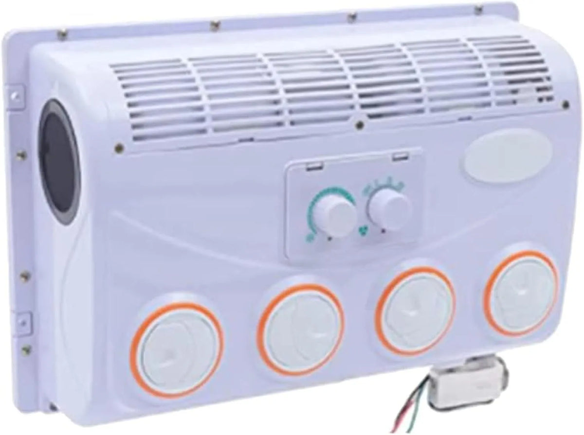 Condizionatore, 12 V, portatile, Condizionatore d'Aria per Camper 12V/24V Condizionatore d'Aria CC Leggero E Portatile Kit Ventola per Condizionatore