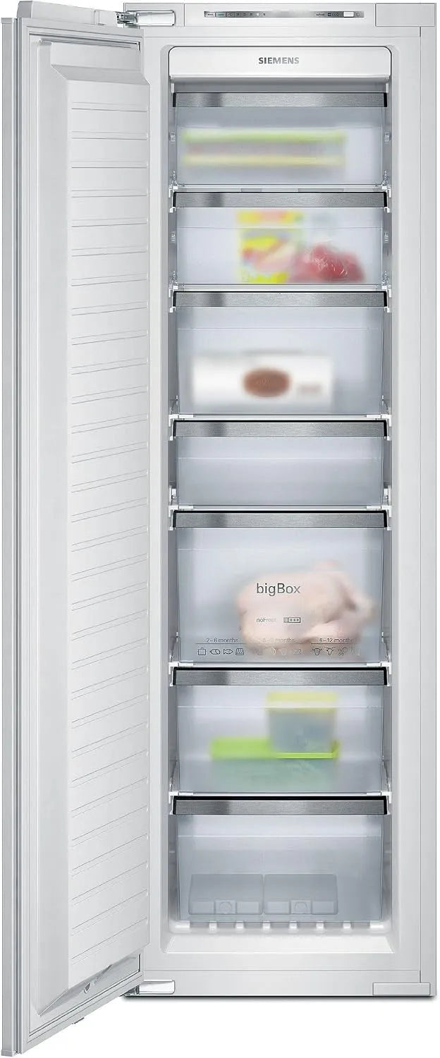 Siemens iQ700 GI38NP60 Congelatore, 213 L, da incasso, No Frost, vano congelatore, freezer verticale, NoFrost e svezzatore piatto, bigBox
