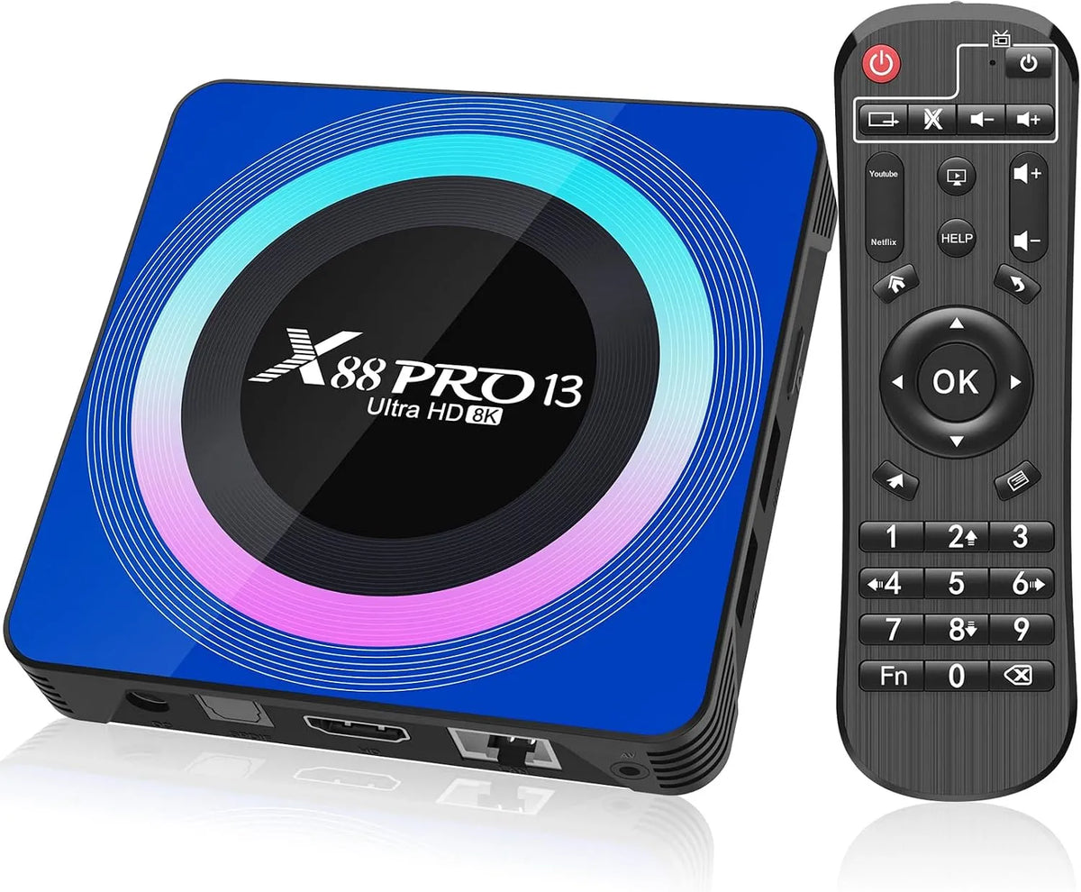 Smart TV 4GB 32GB, televisore, HDMI, Wi-Fi, Android OS, Android Box RAM ROM RK3528 Quad-Core 64bit Cortex-A53, 0GHz WiFi6 BT5, Android 13