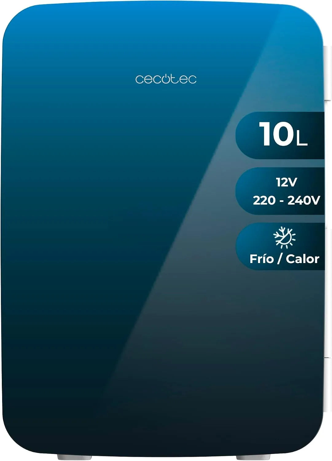Cecotec Bolero MiniCooling 10L 12-220V. Frigorifero, 10 L, 7 a 65 °C, 220 V, 2 zone di temperatura
