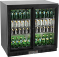 Frigorifero, 198 L, vetro, acciaio inox, alluminio, Refrigerazione Ventilata, con Serratura e Chiave