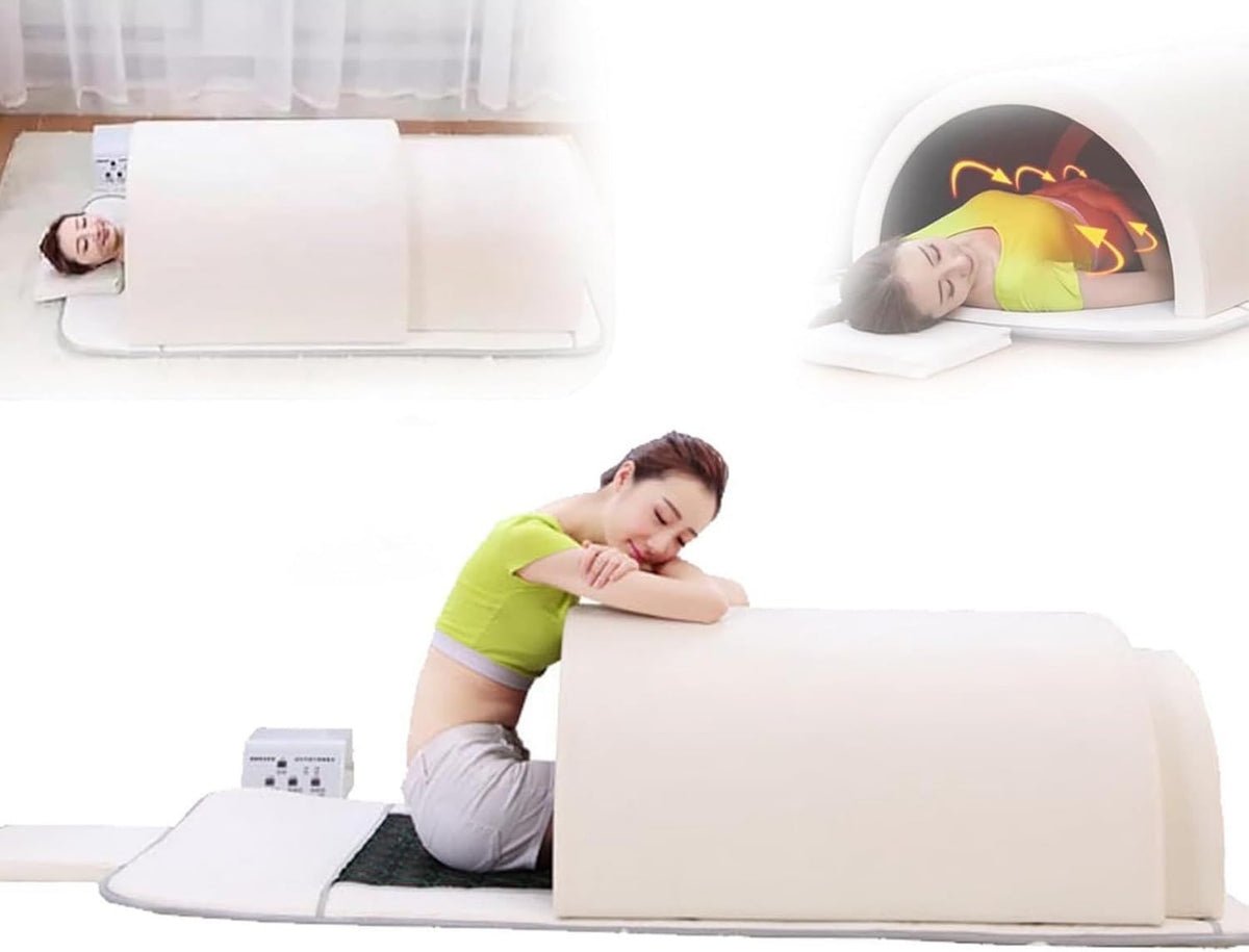 Cupola per Sauna a Infrarossi Lontani – girevole, uso domestico, bianco