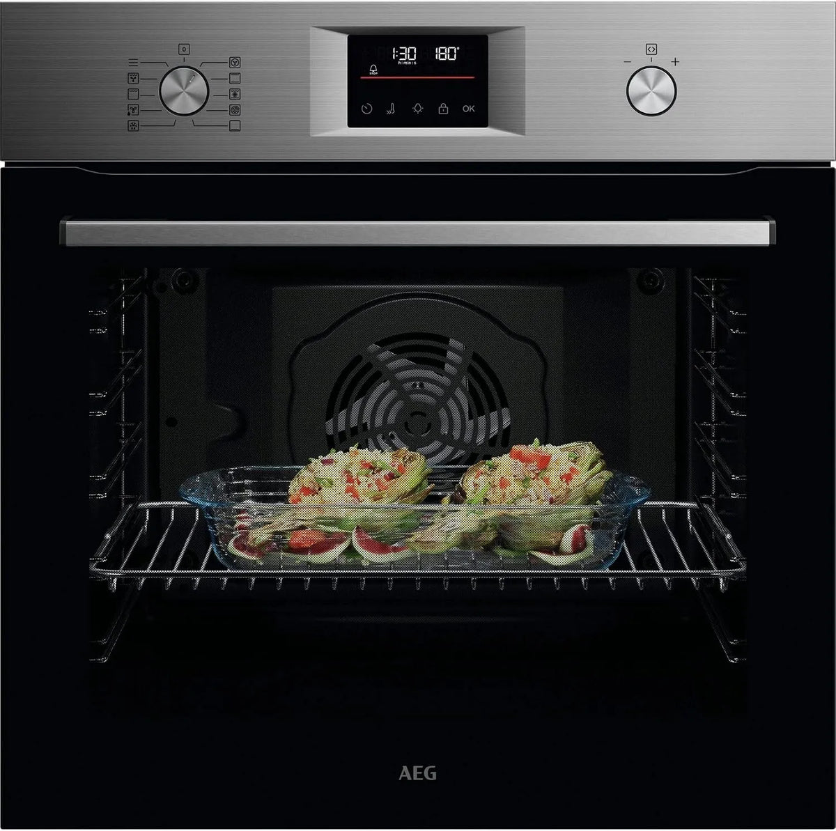 AEG Acciaio inox, 72 L 3490 W Nero Series 5000 TU5PB43SM