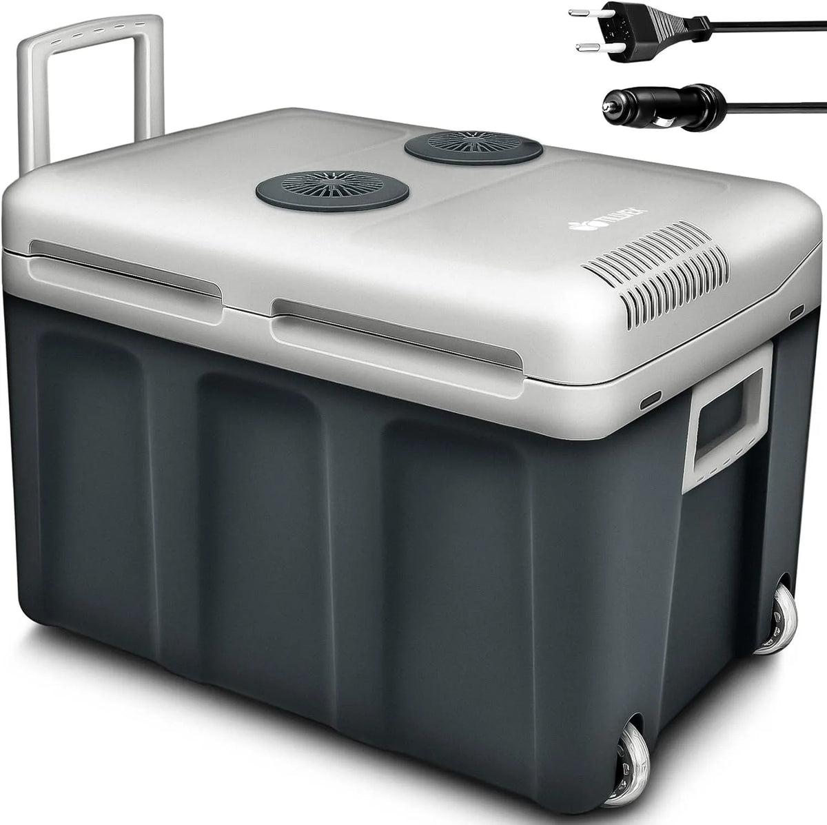 Frigorifero, 40 L, portatile, tillvex Frigorifero elettrico Portatile da 40L con rotelle