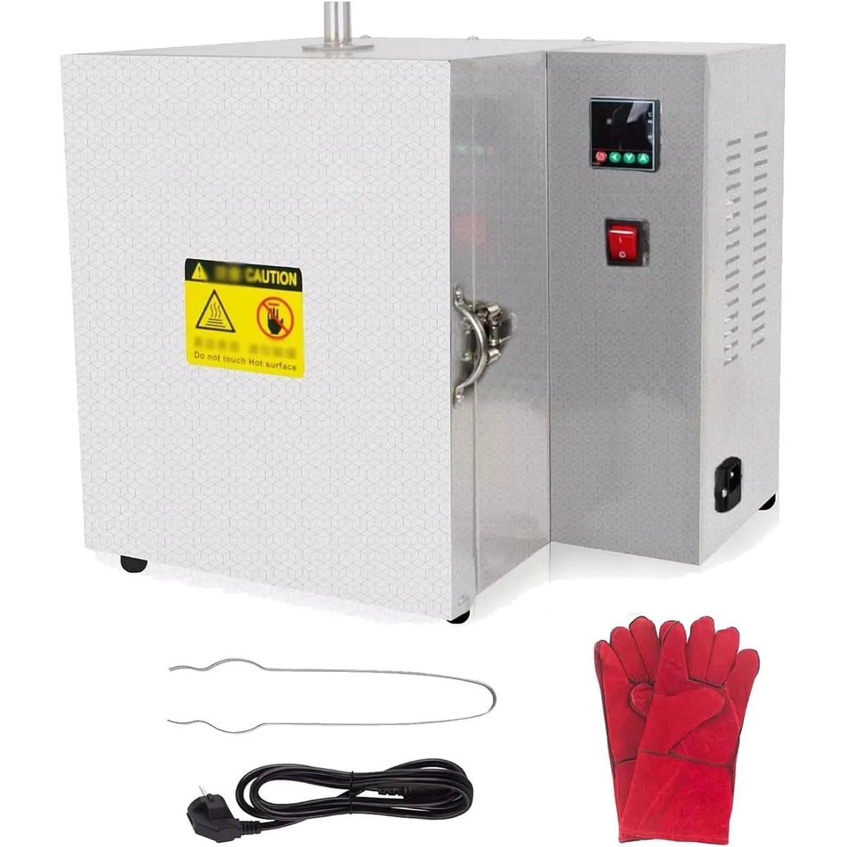 Forno elettrico, 1500 W, industriale, temperatura massima 800°C, controllo PID digitale, forno di cottura for fusione di gioielli industriali da 1500W