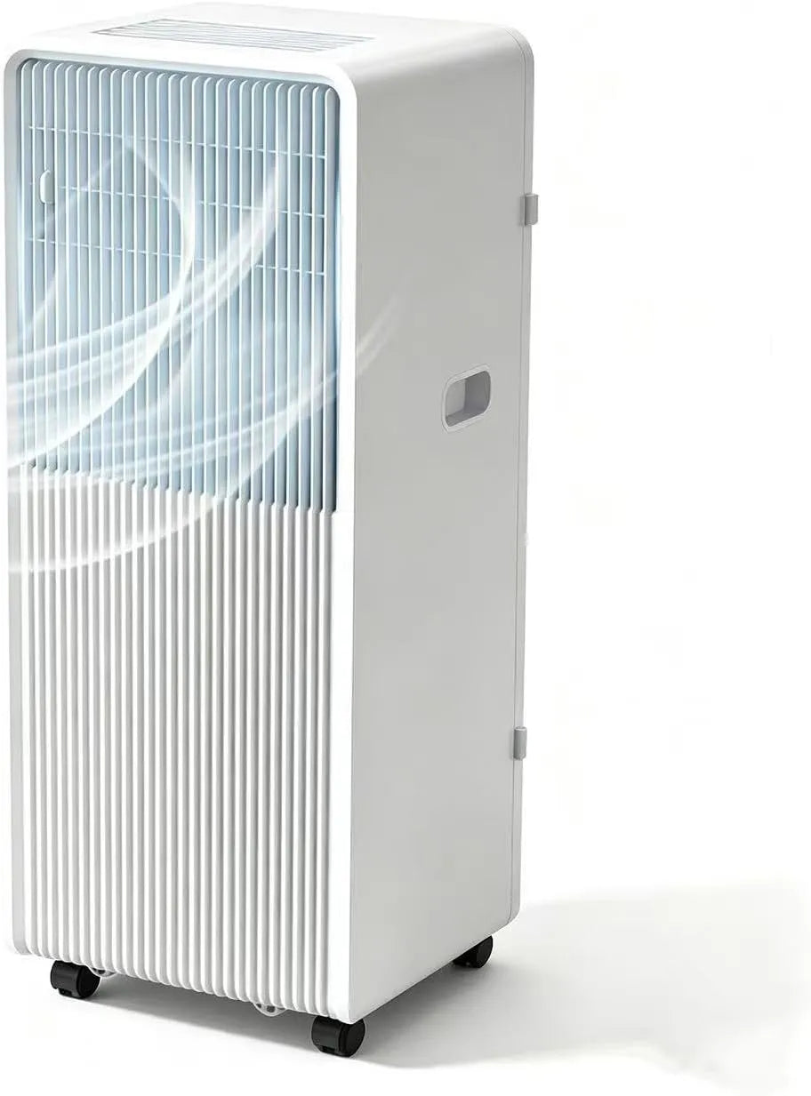 Condizionatore, portatile, raffreddamento rapido per ambienti fino a 700 mq, Smart AC con telecomando, deumidificatore e modalità sonno silenzioso