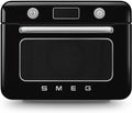 Smeg COF01 Forno elettrico, 10 programmi, vapore, nero, SMEG COF01 Forno combinato da banco - Griglia, 10 Funzioni di Cottura - Made In Italy