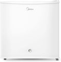 Frigorifero, 2 L, Midea MDRD86FGE01, design intelligente con manico incassato con serratura