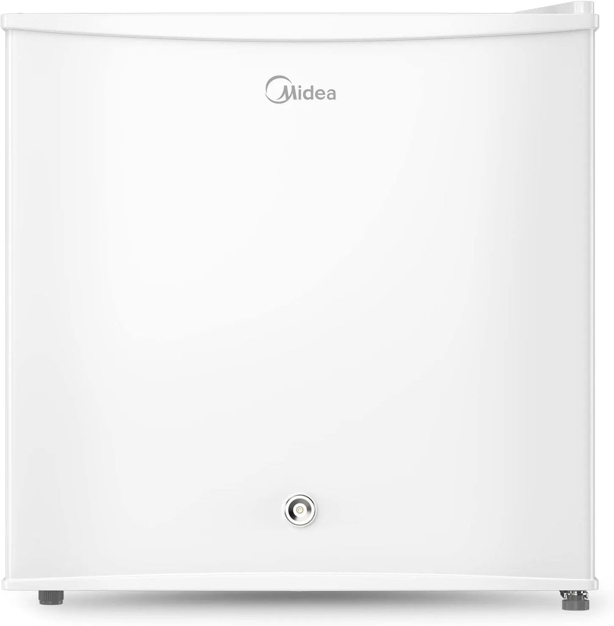 Frigorifero, 2 L, Midea MDRD86FGE01, design intelligente con manico incassato con serratura