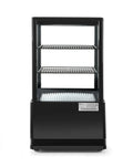 Prodotto Sbrinamento Automatico, HENDI Vetrina da Esposizione Refrigerata, Sistema Antifog, 2 Ripiani, 58L, 230V, 170W, 452x406x, 816mm, Illuminazione
