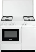 Cucina a gas con forno elettrico SEW8540NEDM, 4 fuochi, classe energetica E, bianco