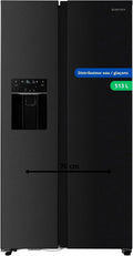 Frigorifero, 513 L, GEDTECH GSBSA513DX, acciaio inox, Dark Inox, GEDTECH Frigorifero Americano GSBSA513DX Side by Side 513L - Dark Inox