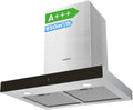 Cappa aspirante, 60 cm, 650 m3/h, cappa da cucina, COMFEE 7.6M77A3, montaggio a parete, touch, argento, CHW, 4 velocità, cappa da parete con filtro ai