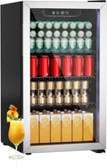 Frigorifero, 80 L, autonomo, display digitale, Capienza 115 Lattine per Bibite e Birra, per Bar Domestico