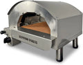 Forno elettrico per pizza, 40x40 cm, esterno, dimensioni personalizzabili, acciaio inox, 500°C, Forno pizza ibrido gas e, cottura diretta a fiamma