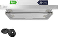 CIARRA CBCS6906D Cappa aspirante, 60 cm, 391 m3/h, classe energetica A, cappa da cucina