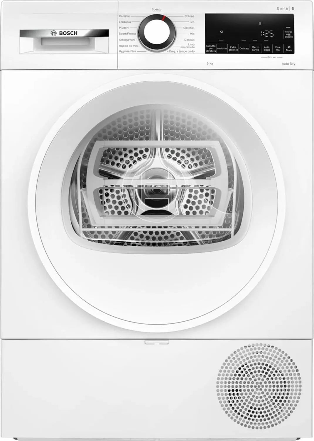 Asciugatrice WQG243D6IT, 9 kg, classe energetica E, libera installazione, con pompa di calore
