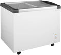 Congelatore, 273 L, -18 a -22 °C, freezer verticale, GastroHero Eco 350, richiudibile, con coperchio scorrevole in vetro