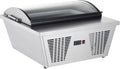 modello GIV1087C, METRO PROFESSIONAL Vetrina per Gelato da Banco GIV1087C, 20L, 4 Cestelli da 5L, Illuminazione LED, Coperchio Curvo in Vetro
