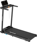 Tapis roulant: inclinazione regolabile, pieghevole, connettività Bluetooth, display LED, 105x40 cm, 100 kg, 8 km/h