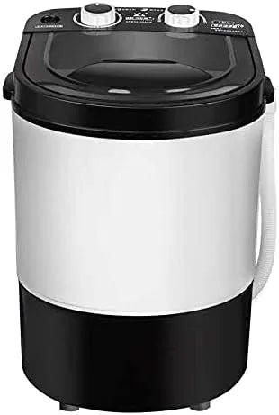 Lavatrice, nero, Plug Type: EU, Color: Black, Lavatrici Portatili Macchina per la Piccola Lavatrice Semi-Automatica Piccola Lavatrice per Bambini