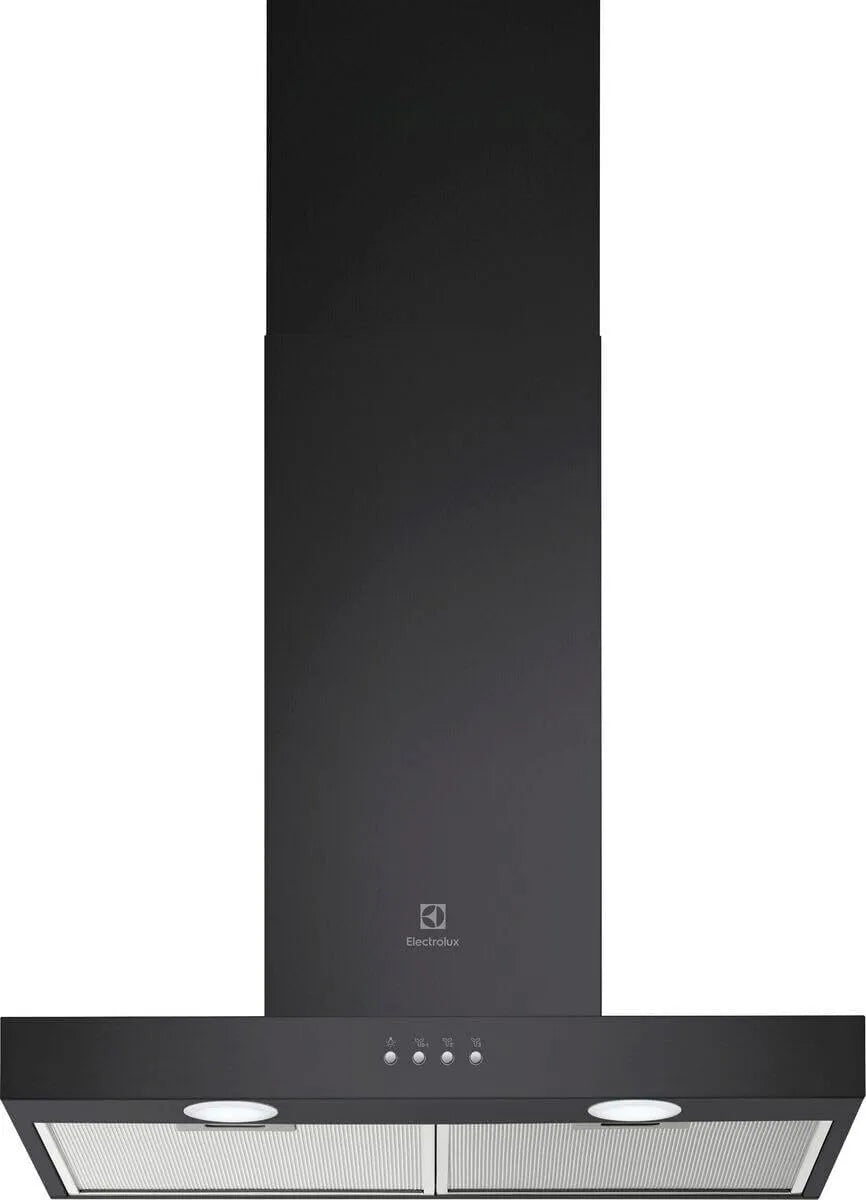 Cappa aspirante LFT416K, 60 cm, classe energetica E, cappa da cucina, montaggio a parete, nero