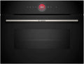 Bosch serie 8 CBG7341B1 Forno elettrico, 60 x 45 cm, da incasso, touch, nero, prodotto in Germania, antimacchia e autopulente, Air Fry, programmi