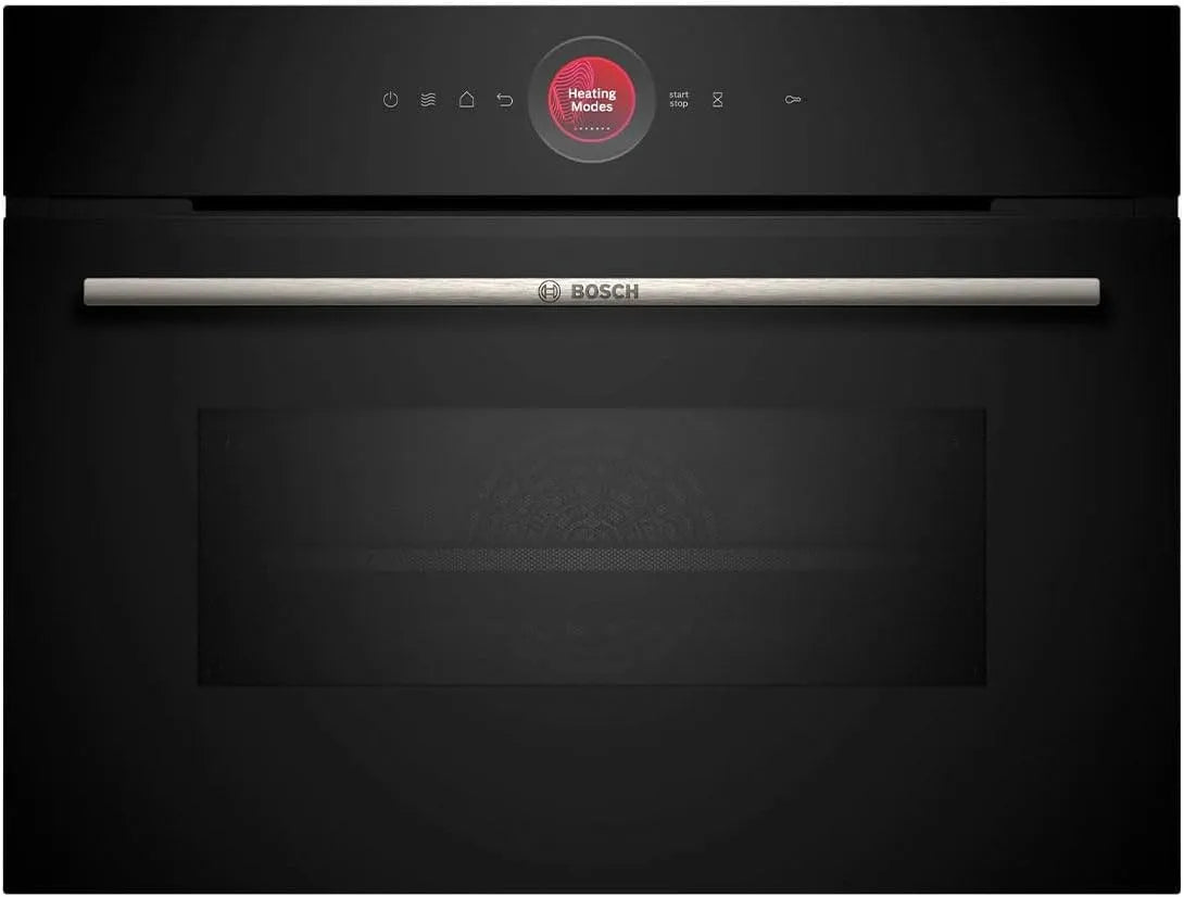Bosch serie 8 CBG7341B1 Forno elettrico, 60 x 45 cm, da incasso, touch, nero, prodotto in Germania, antimacchia e autopulente, Air Fry, programmi