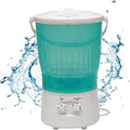 Lavatrice, portatile, esterno, timer, verde, appartamenti, perfetta per casa, dormitori, camper
