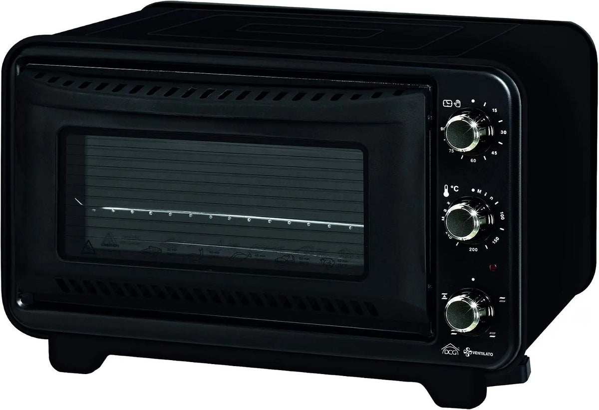 Forno elettrico, 35 L, 1300 W, DCG MBT1035. 1300W., timer, Termostato regolabile fino a 230°C, 52 x 45 x 33h cm