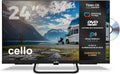 Samsung CTRAV-24TZF Smart TV, 24 pollici, 12 V, televisore, Tizen OS, Bluetooth, Cello CTRAV-24TZF Smart TV LED 24' 12V con lettore DVD per camper e