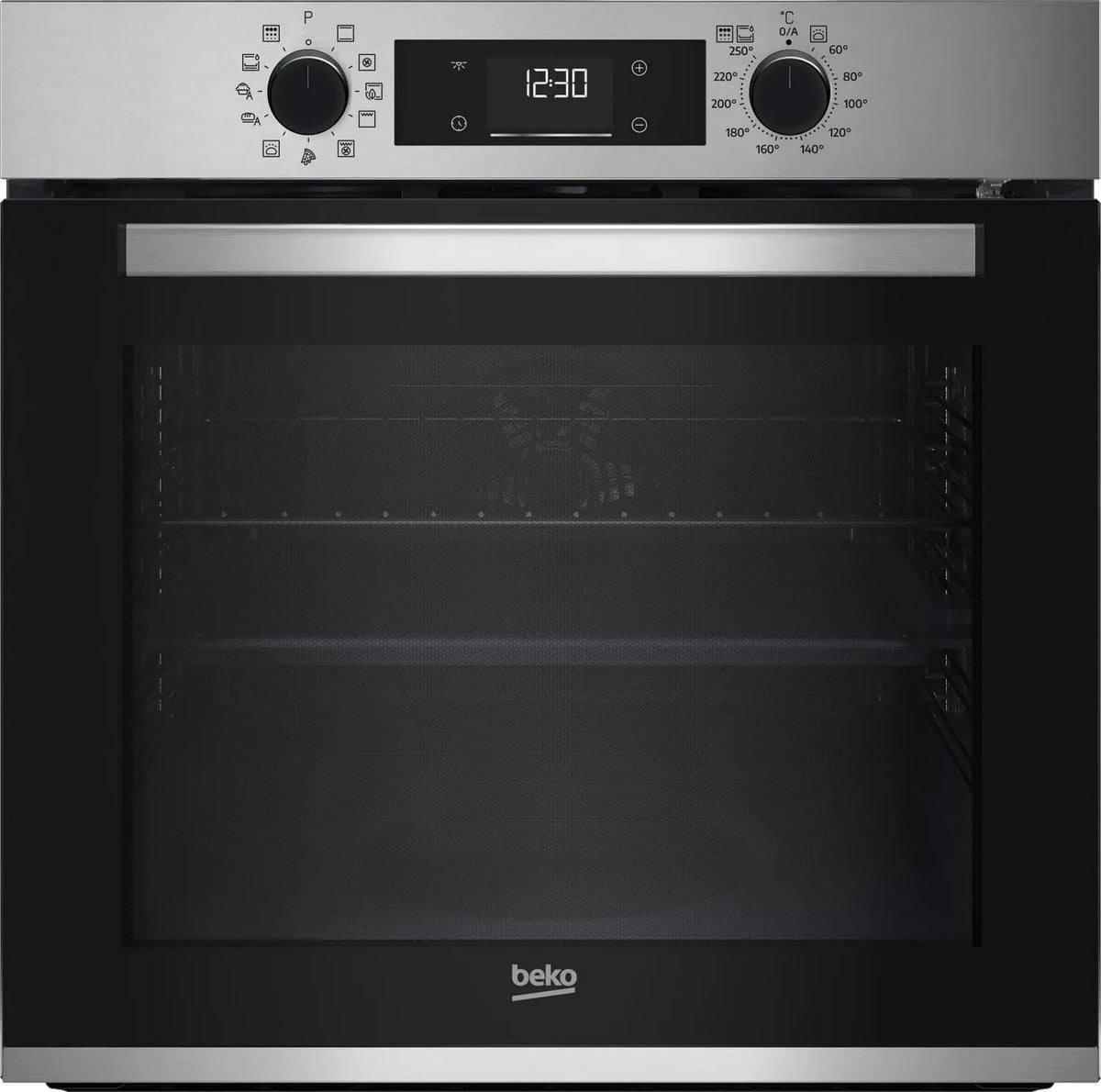 Forno elettrico BBIMP2300XP, 71 L, classe energetica E, da incasso, acciaio inox, nero, 71 litri, ventilato