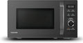Toshiba MW3-AG20PE Forno a microonde, 20 L, 8 programmi, grill, nero, 5 livelli di potenza, 3 in 1, sbrinamento chef, station wagon, facile da pulire