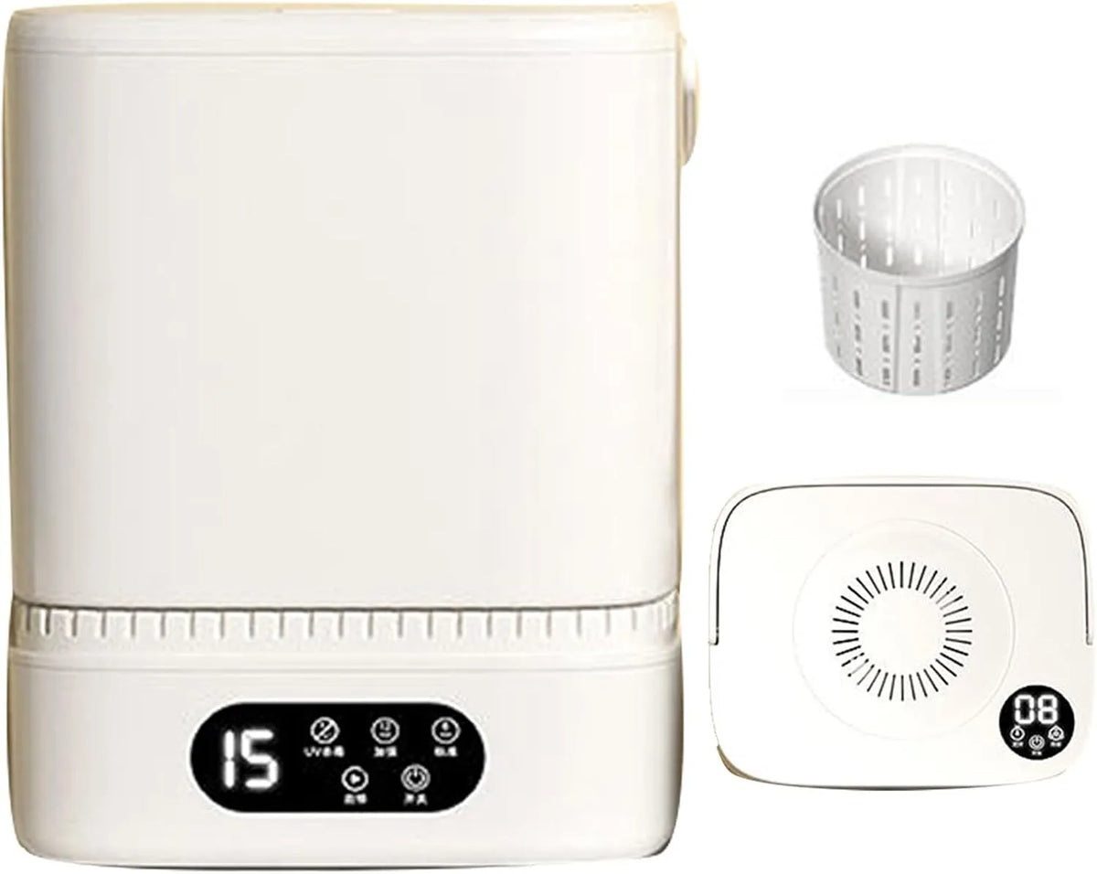 Lavatrice, 5 L, portatile, adatta per appartamento, Piccola macchina per lavanderia, dormitorio, campeggio, camper, opzione compatta e comoda per