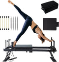 Tavola Pilates - pieghevole, uso domestico, uso professionale, 120 kg, nero