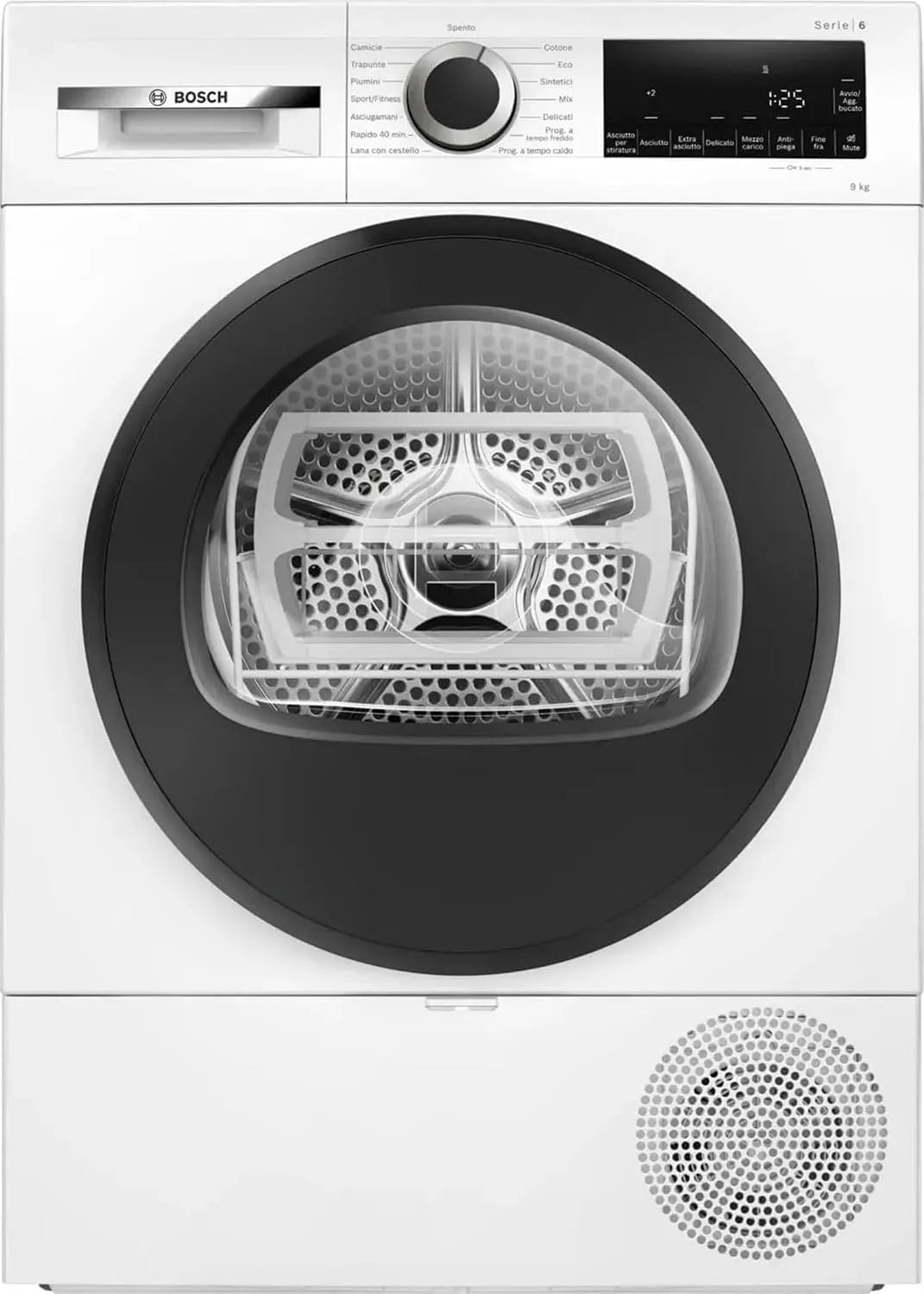 Asciugatrice WQG24201IT, 9 kg, classe energetica E, libera installazione, con pompa di calore