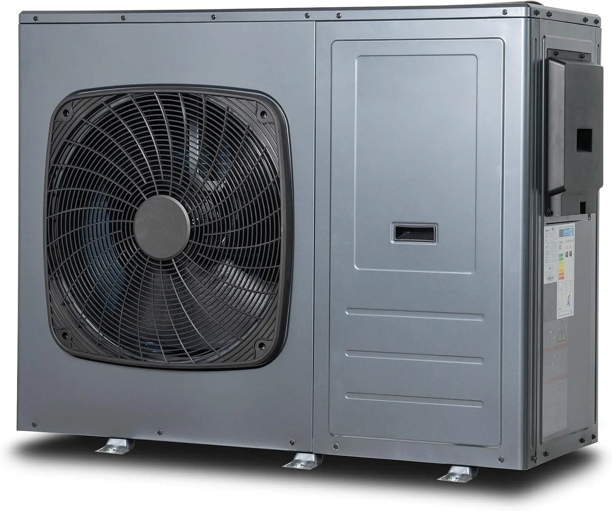 modello R290, SMETA Pompa di calore ad aria monoblocco R290 10 kW, riscaldamento 3 in 1, WiFi, monofase, raffreddamento e acqua calda
