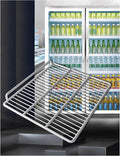 Frigorifero, acciaio inox, Ripiano frigo di ricambio in acciaio al carbonio con sponda laterale