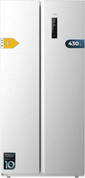 Cecotec Altura 176 cm y 84 cm Ancho, Frigorífico Americano 2 Puertas 430 Inox E. Side by Side de 430 L, Sistema Multi Air Flow, Total No Frost Bolero