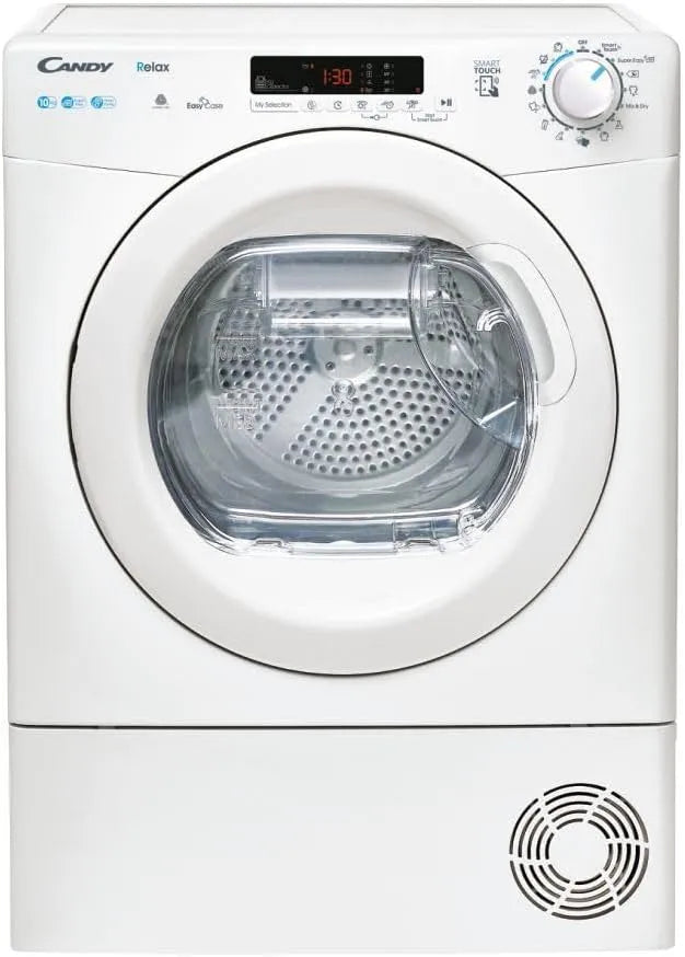 Candy H10A2DE-S Asciugatrice, 10 kg, classe energetica E, CRE, NFC, Candy CRE H10A2DE-S - Asciugatrice con pompa di calore