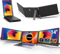 Monitor 1080P, 14 pollici, portatile, Full HD, pannello IPS, estensore per monitor, supporto integrato, plug and play