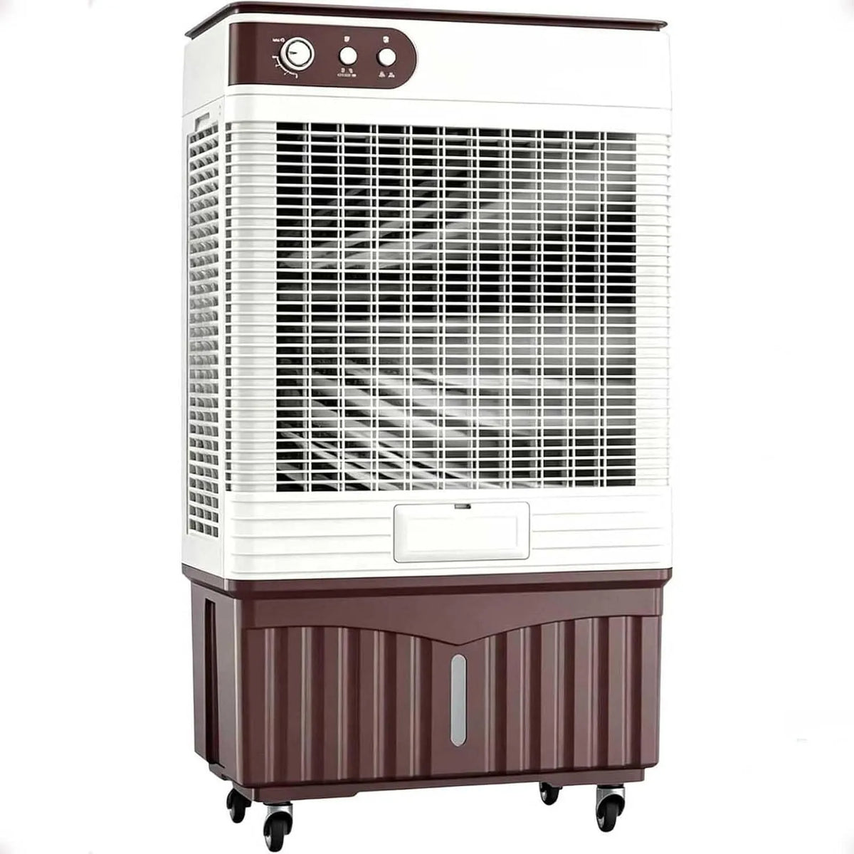 Raffrescatore evaporativo, 60 × 40 × 110CM, 70 L, 7000 m3/h, portatile, esterno, industriale, 3 velocità