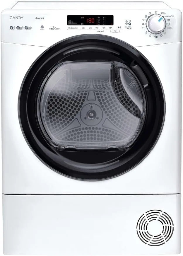 Asciugatrice EH8N1DBE-S, 8 kg, classe energetica E, libera installazione, con Pompa di calore