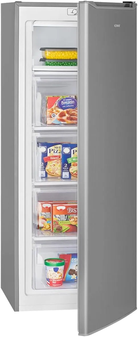 Bomann Congelatore, 143 cm, 40 dB, vano congelatore, freezer verticale, Intervallo di temperatura: ≤ -18 °C, Scomparto congelatore a 4 stelle