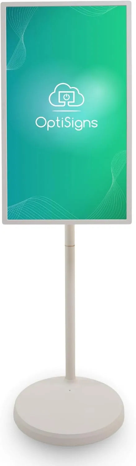 Prodotto Chiosco per segnaletica digitale con touchscreen interattivo da 32', OptiSigns OptiKiosk 32, display Full HD, software precaricato per