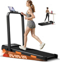 Tapis roulant da scrivania - inclinazione regolabile, pieghevole, con telecomando, display LED, 159KG, 10km/h, 3.0HP, LONTEK