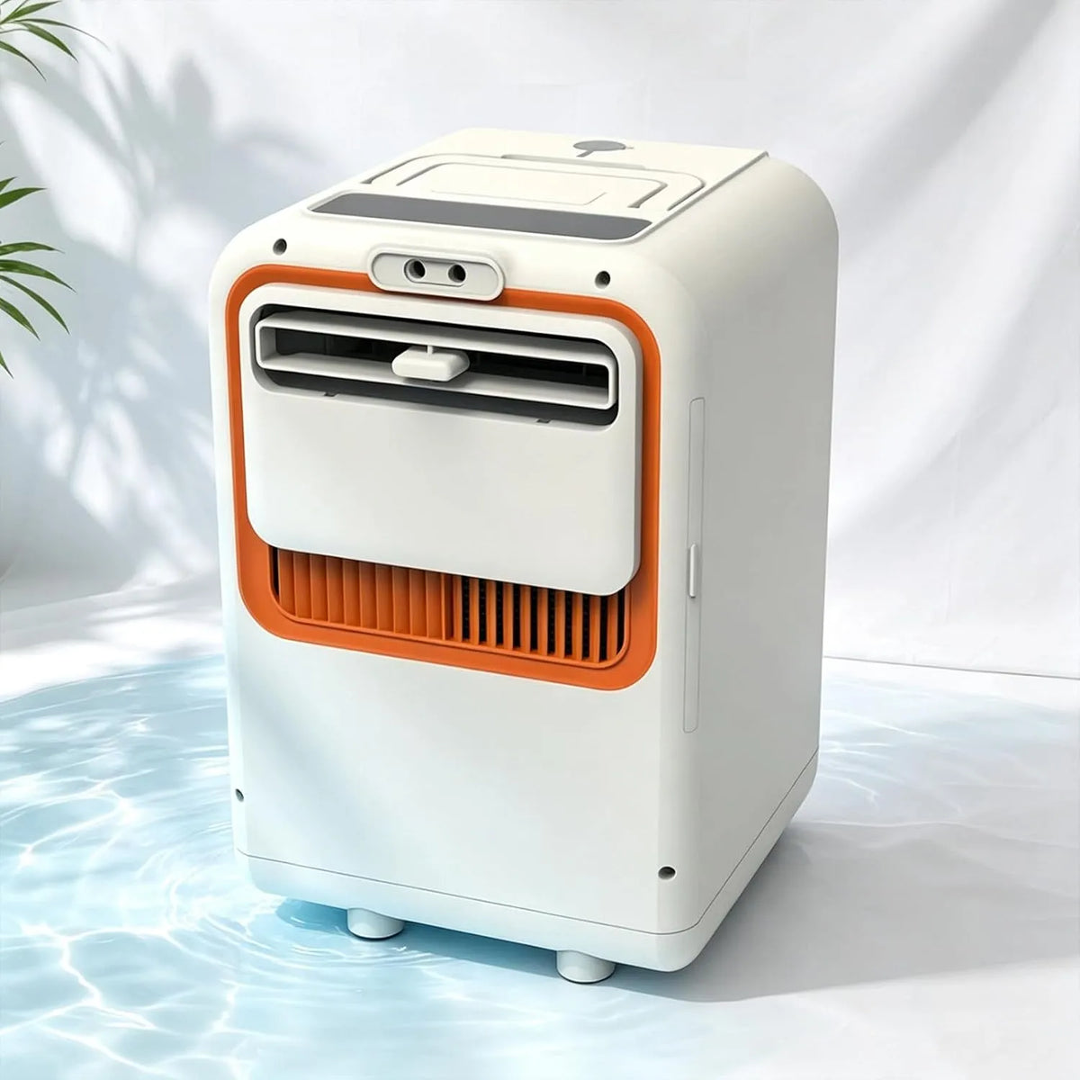 Condizionatore, portatile, Climatizzatore Mobile Compatto con Compressore, Senza Tubo di Scarico, Deumidificatore e Raffreddamento Potente per Camera