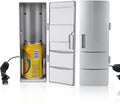 Congelatore, USB, freezer verticale, Mini Frigo USB Compatto Frigorifero Congelatore Lattine Bevande Birra Raffreddatore Scaldino Viaggio Auto Uso